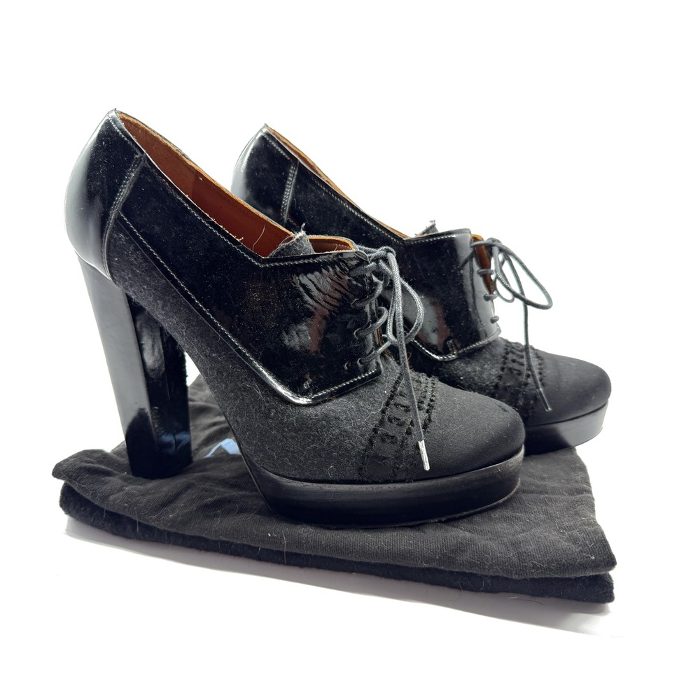 Lanvin Brogue Platform Booties — EU 38.5 Original Price $1195 - Picture 8 of 11